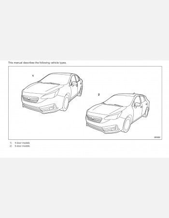 subaru impreza 2020 owners manual in english rhd lhd
